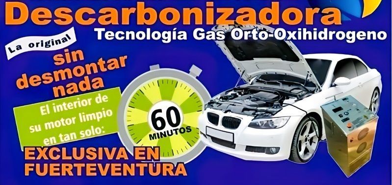 Taller de mecánica general en Fuerteventura, servicios exclusivos de descarbonización, limpieza de filtro de partículas, servicios ITV